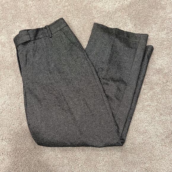 Talbots Women's Wool Dress Pants Grey Tweed Curvey Size 16 Petite‎ - Picture 1 of 10